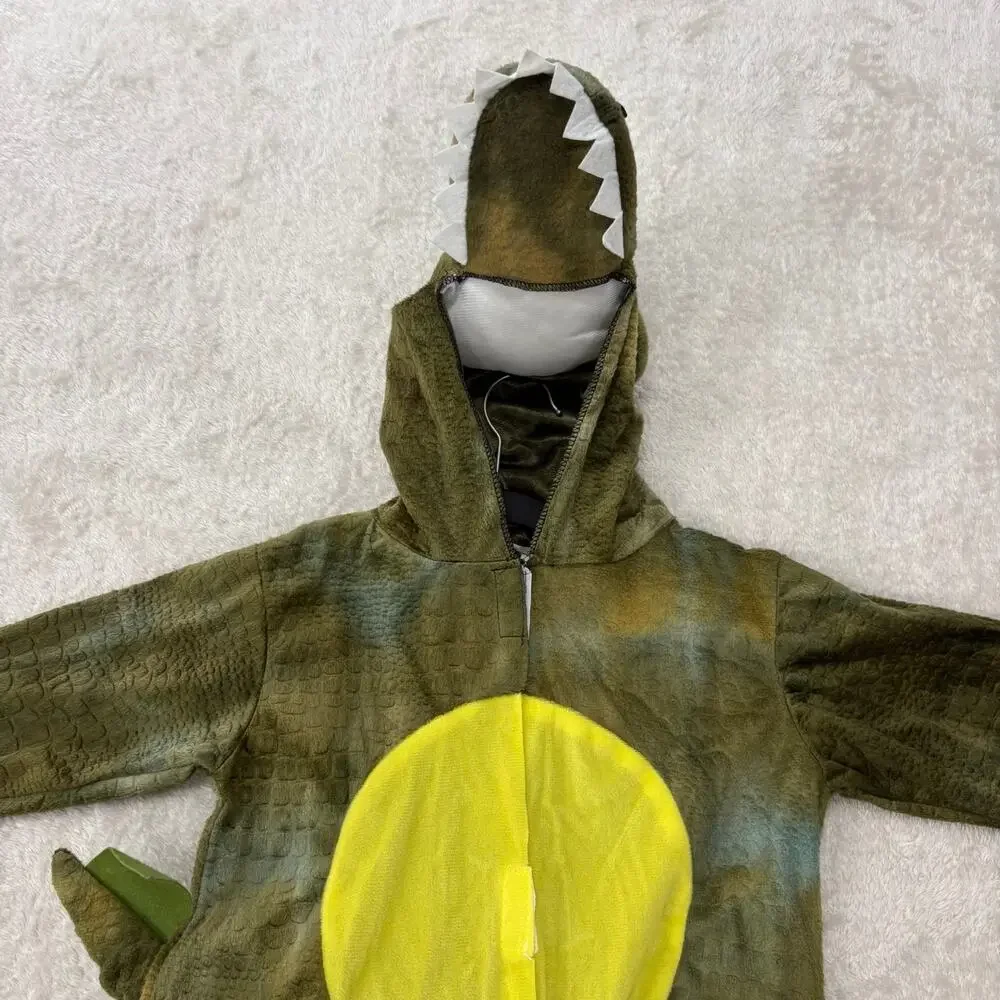 Rubies Roarin Rex Dinosaur Costume Kids 3-4T Green Plush T-Rex Halloween